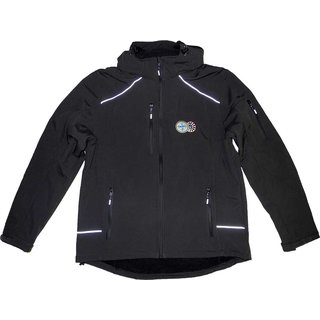 Softshelljacke mit Doppellogo 4XL