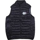 Steppweste schwarz mit Doppellogo