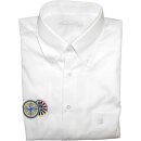 Hemd langarm weiß mit Doppellogo